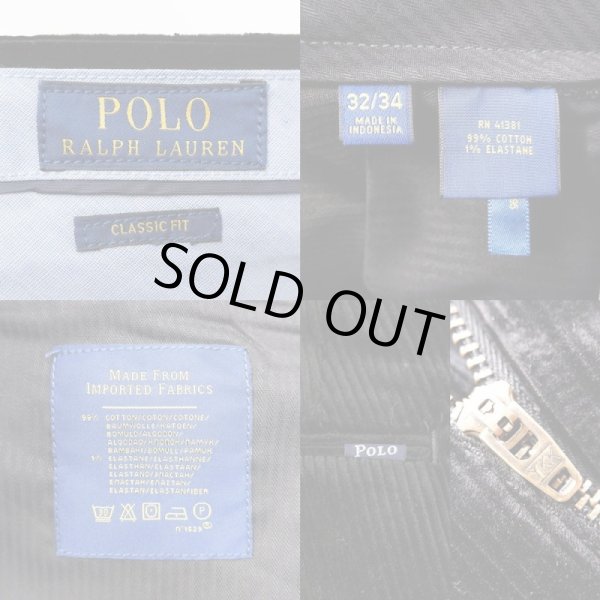 画像3: 新品未使用 POLO Ralph Lauren 太畝コーデュロイトラウザー "CLASSIC FIT" (3)
