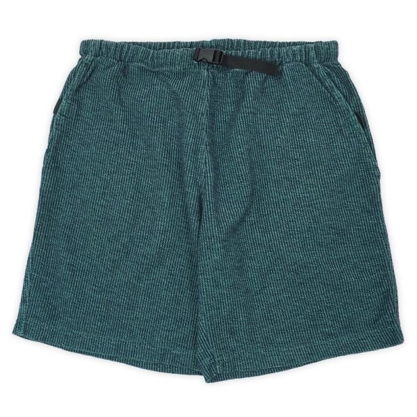 画像1: 90's STEEL BRIDGE ウーブンストライプ ショーツ "GREEN / MADE IN USA / DEADSTOCK" (1)