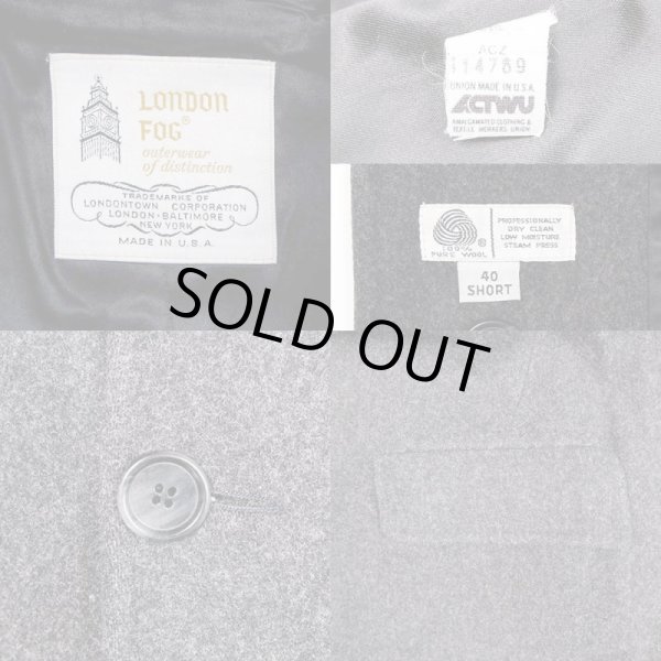 画像3: 80's LONDON FOG ウールチェスターコート “MADE IN USA / 40SHORT” (3)
