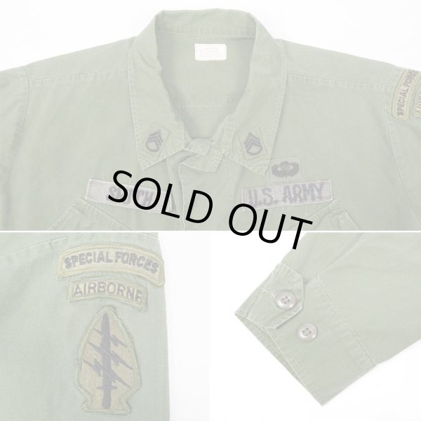 画像4: 60's US.ARMY ジャングルファティーグジャケット "5th / LARGE-REGULAR" (4)