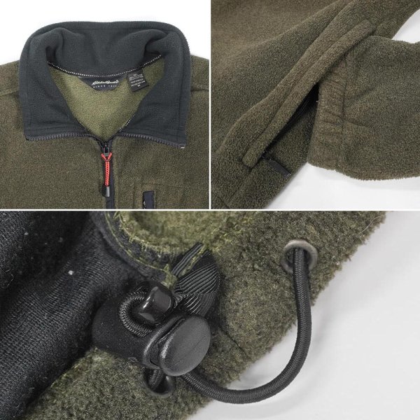 画像4: 00's Eddie Bauer プルオーバー フリースジャケット "POLARTEC" (4)