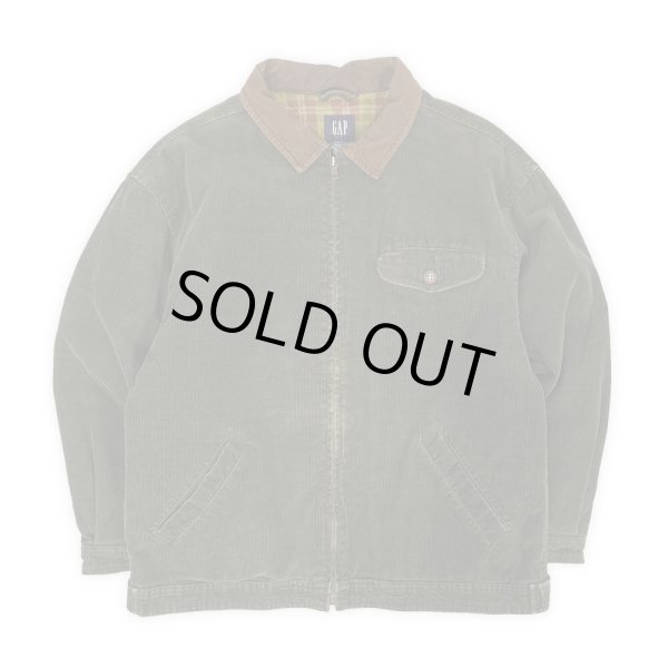 画像1: 90's OLD GAP 太畝コーデュロイジャケット (1)