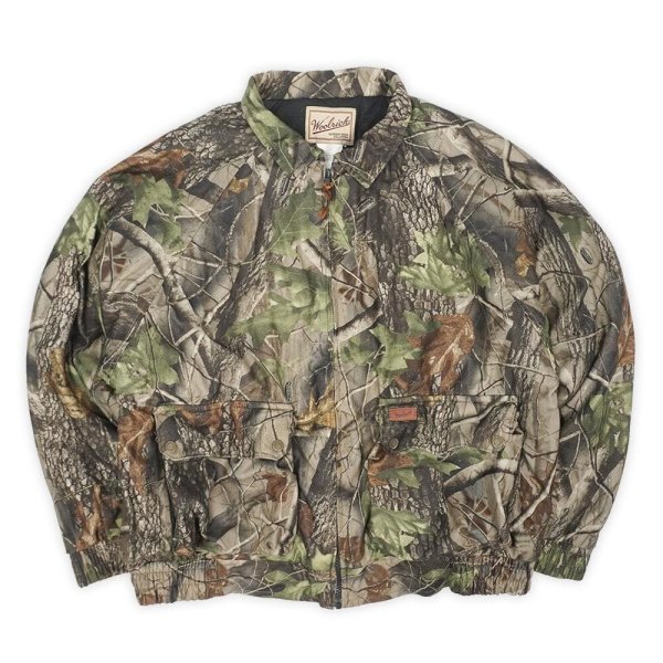 画像1: Late 90's WOOLRICH リアルツリーカモ柄 パデットジャケット (1)