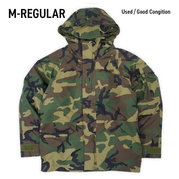 画像1: 【USED / MEDIUM-REGULAR】00's US.ARMY ECWCS ウッドランドカモ柄 GORE-TEX PARKA (1)