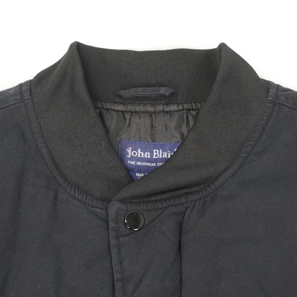 画像3: 90's John Blair パデッド キャップショルダージャケット "BLACK" (3)