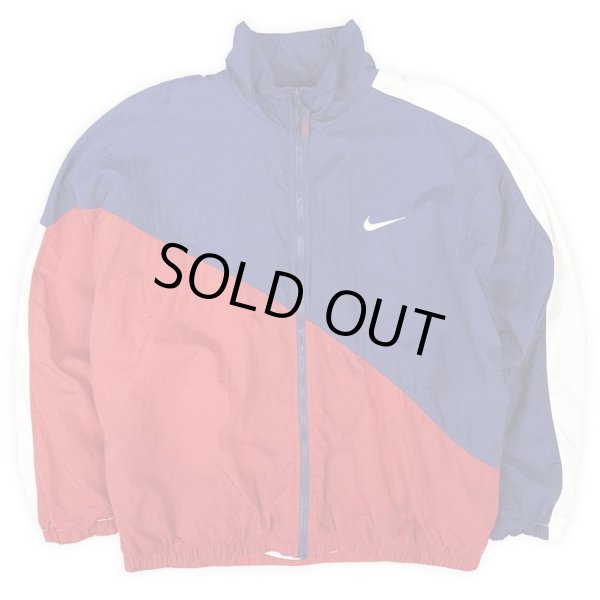 画像2: 90's NIKE ナイロンジャケット "BIG SWOOSH" (2)