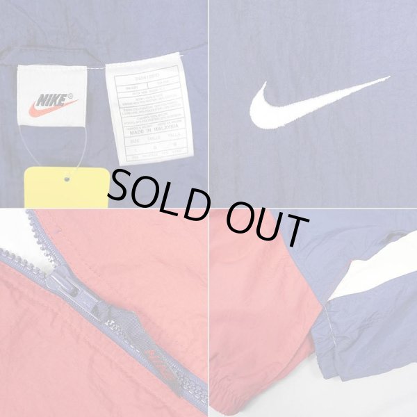画像3: 90's NIKE ナイロンジャケット "BIG SWOOSH" (3)