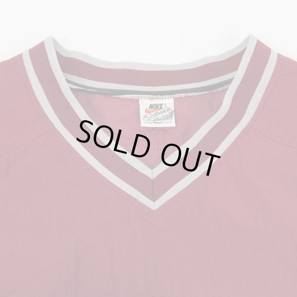 画像4: 90's NIKE Vネック ナイロンプルオーバー (4)