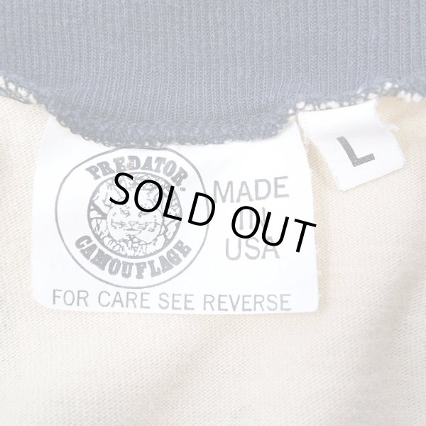 画像2: 90's プレデターカモ柄 L/S Tシャツ "MADE IN USA" (2)