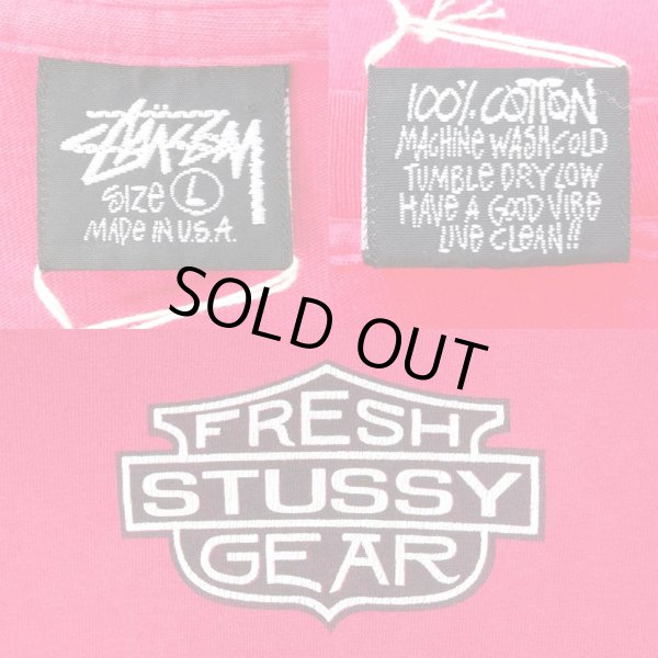 画像3: 80's OLD STUSSY L/S Tシャツ "MADE IN USA / FRESH STUSSY GEAR" (3)