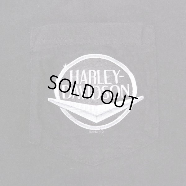 画像4: 00's HARLEY-DAVIDSON 両面プリント ポケットTシャツ (4)