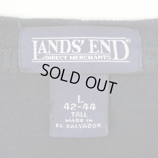 画像2: 00's LANDS' END ブランクTシャツ “BLACK” (2)