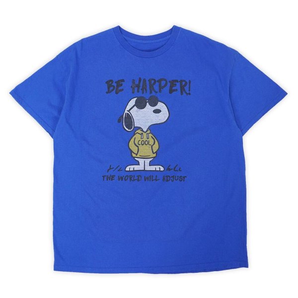 画像1: 00's SNOOPY キャラクタープリントTシャツ (1)
