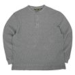 画像1: 00's Eddie Bauer ヘンリーネック サーマルカットソー “GRAY” (1)