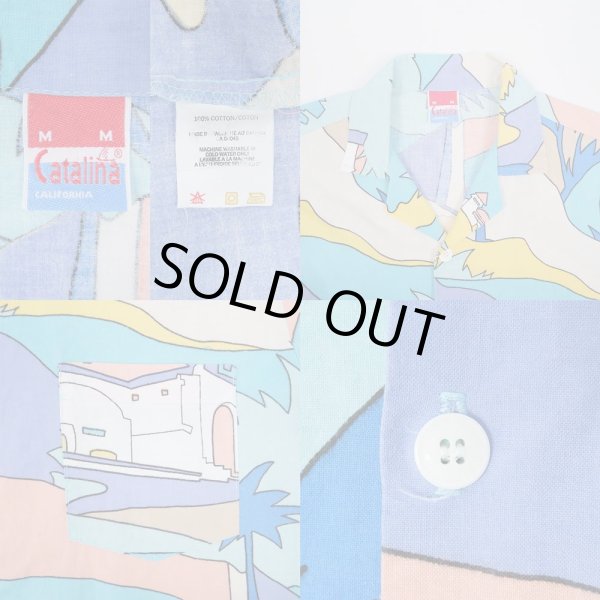 画像3: 80's CATALINA S/S オープンカラーシャツ (3)