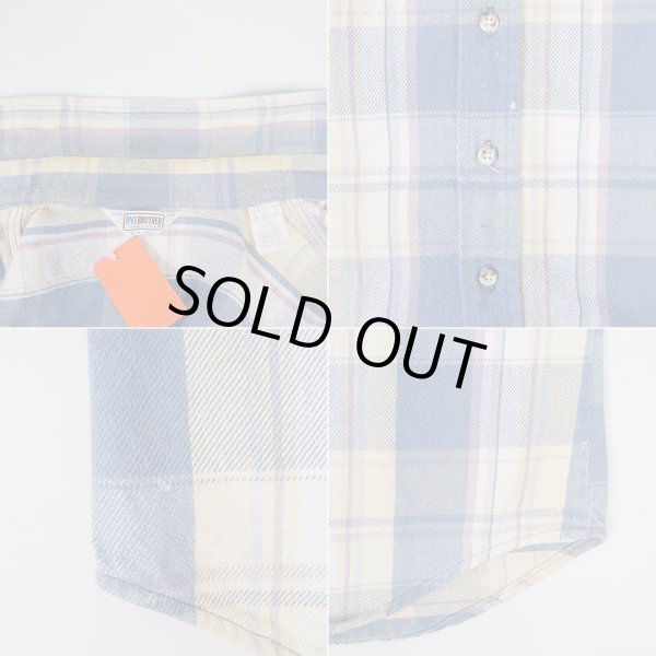 画像5: 80's FIVE BROTHER ヘビーネルシャツ "MADE IN USA" (5)