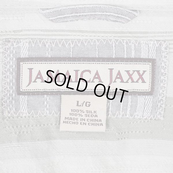 画像2: 00's JAMAICA JAXX オープンカラー シルクシャツ (2)