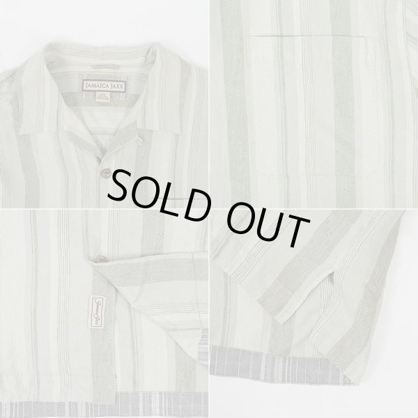 画像3: 00's JAMAICA JAXX オープンカラー シルクシャツ (3)