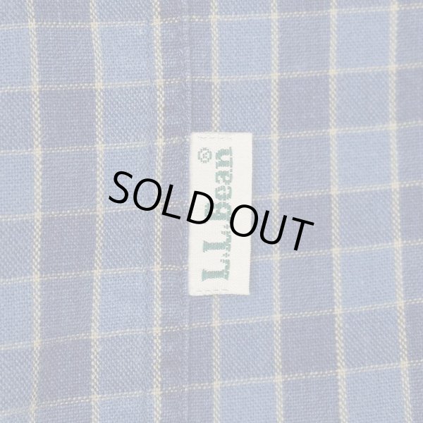 画像3: 90's L.L.Bean インディゴ染め ワークシャツ (3)