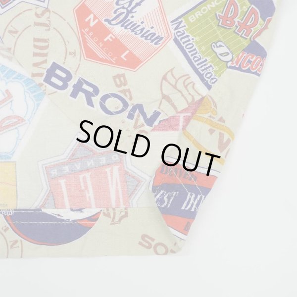 画像5: Early 00's Denver Broncos S/S 総柄 レーヨンシャツ (5)