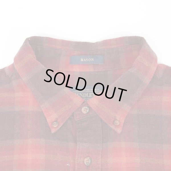 画像3: 00's Pendleton フランネル ボタンダウンシャツ "MASON / Red Omble Plaid" (3)