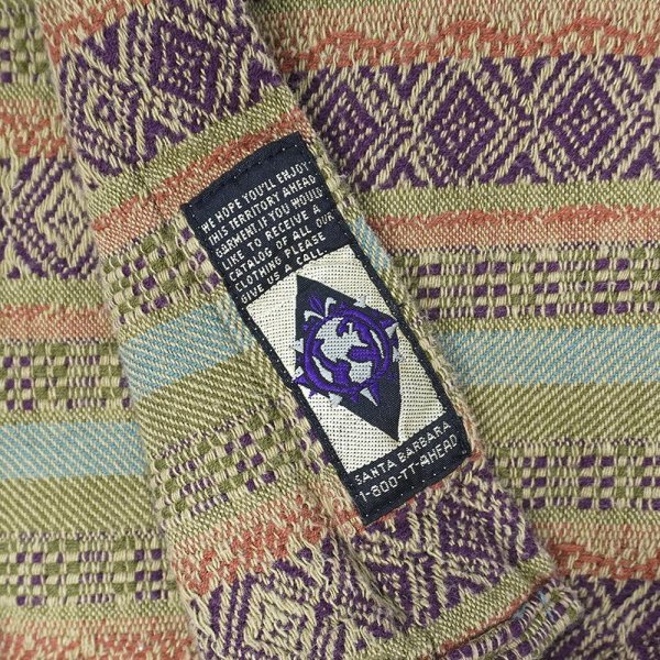 画像3: 90's THE TERRITORY AHEAD 総柄 レギュラーカラーシャツ (3)