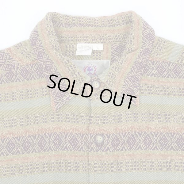 画像4: 90's THE TERRITORY AHEAD 総柄 レギュラーカラーシャツ (4)