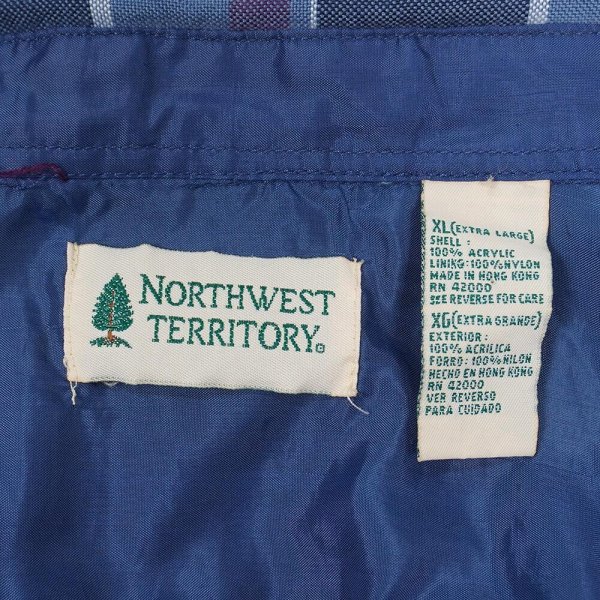 画像2: 90's NORTHWEST TERRITORY アクリル フランネルシャツ (2)