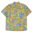 画像1: 00's THE TERRITORY AHEAD S/S 総柄 レギュラーカラーシャツ (1)