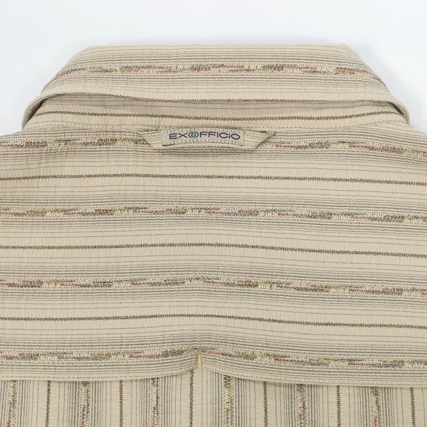 画像3: 00's EXOFFICIO S/S レギュラーカラーシャツ “Multi Stripe” (3)
