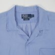 画像3: 90's Polo Ralph Lauren S/S オープンカラーシャツ “CALDWELL / LINEN×SILK / 裾ポニー” (3)