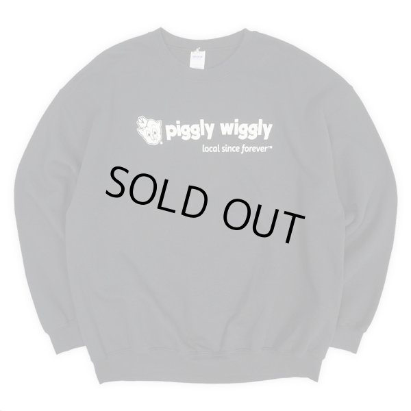画像1: 00's Piggly Wiggly 両面プリントスウェット "BLACK" (1)