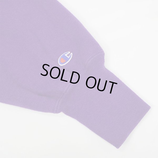 画像4: 90's Champion リバースウィーブ スウェット "目付き / PURPLE / MADE IN USA" (4)