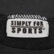 画像2: 90's SIMPLY FOR SPORTS S/S ブランクスウェット "FADE BLACK" (2)