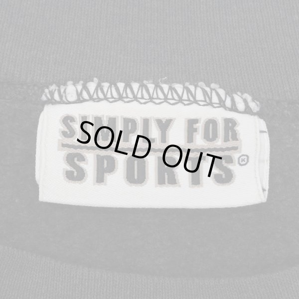 画像2: 90's SIMPLY FOR SPORTS S/S ブランクスウェット "FADE BLACK" (2)