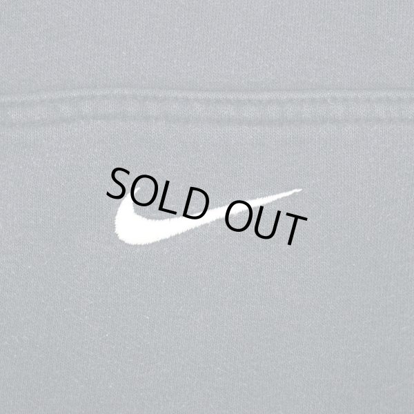 画像2: 00's NIKE センタースウォッシュ パーカー "NAVY" (2)