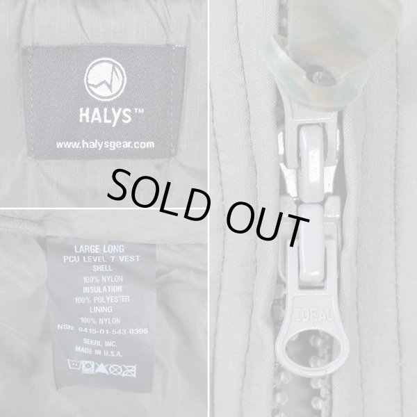 画像3: 00's SEKRI HALYS Level7 プリマロフトベスト "DEADSTOCK / LARGE-LONG" (3)