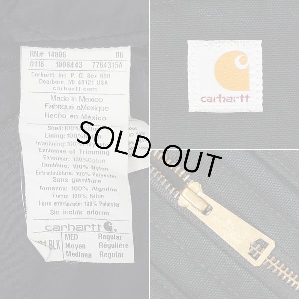 画像3: 00's Carhartt ダックベスト "BLACK" (3)