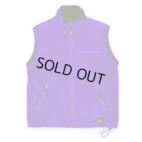 画像1: 90-00's L.L.Bean OUTDOORS フリースベスト "MADE IN USA" (1)