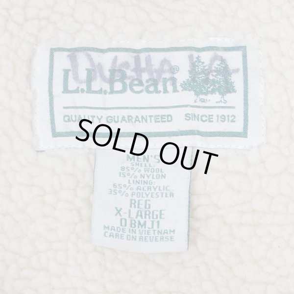 画像2: 00's L.L.Bean ボアライナー ウールベスト "Ombre Plaid" (2)