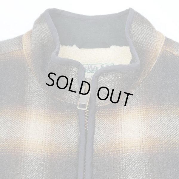 画像3: 00's L.L.Bean ボアライナー ウールベスト "Ombre Plaid" (3)