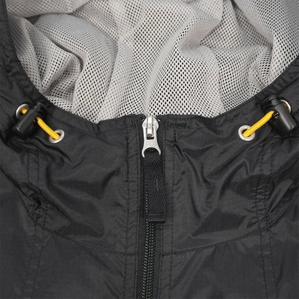 画像3: 00's OLD GAP ナイロンフーディーベスト "BLACK" (3)