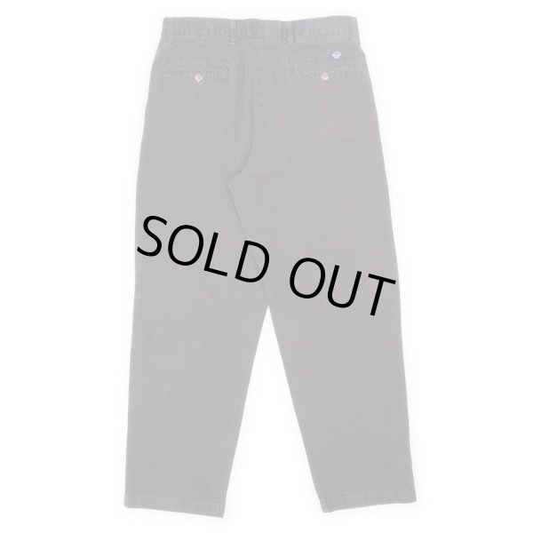 画像2: 90's DOCKERS 2タック ブラウンデニムトラウザー (2)