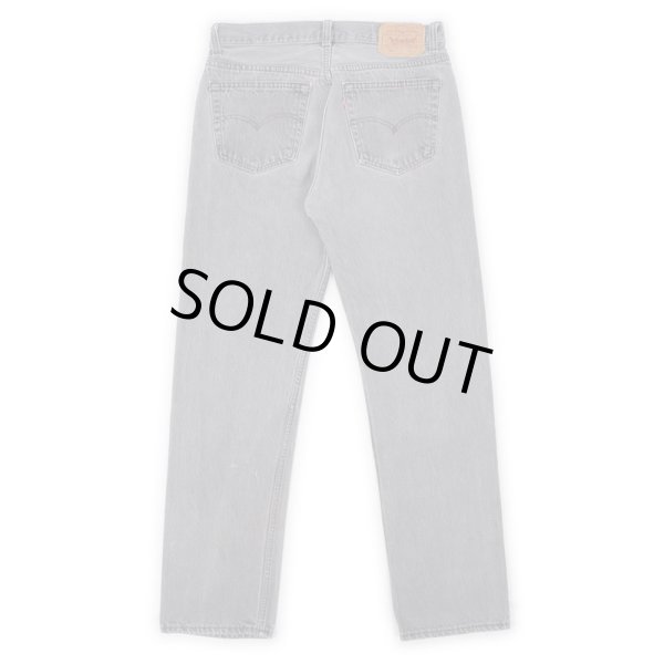 画像2: 90's Levi's 501 先染め ブラックデニムパンツ "MADE IN USA / W32 L32" (2)