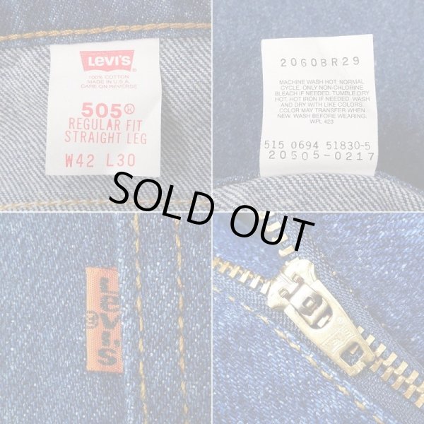 画像4: 90's Levi's 505 デニムパンツ “W42 L30 / MADE IN USA” (4)
