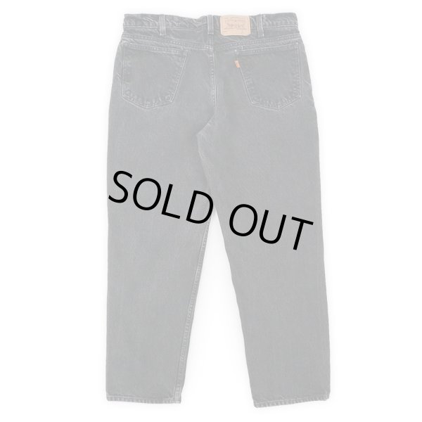 画像2: 90's Levi's 550 ブラックデニムパンツ "実寸W33 L28" (2)