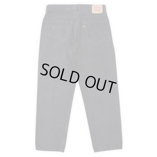画像2: 00's Levi's 550 ブラックデニムパンツ "実寸W34.5 L31" (2)