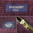 画像3: 00's DOCKERS 2タック 太畝コーデュロイトラウザー "Burgundy /  W34 L30" (3)