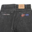 画像6: 90's Levi's 505 ブラックデニムパンツ "MADE IN USA / W33 L30" (6)