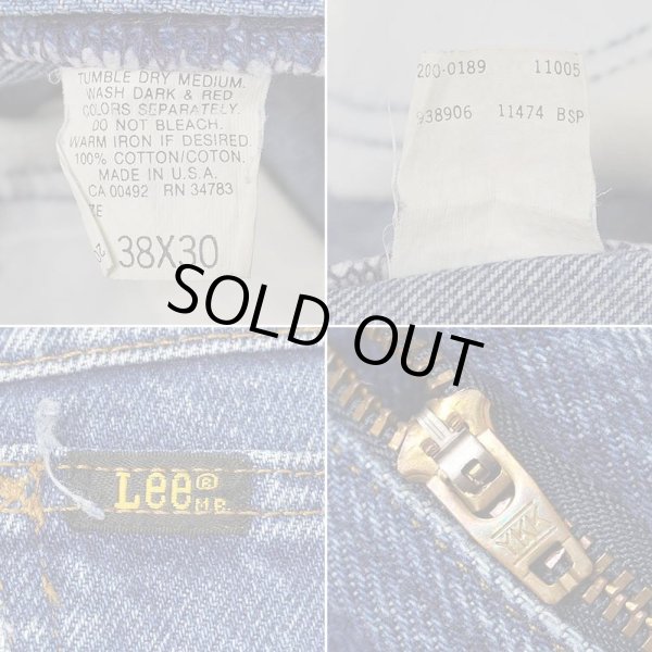 画像4: 80's Lee 200-0189 デニムパンツ "MADE IN USA / W38 L30" (4)